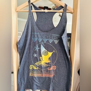 Make your journey EPIC follow the stars MOANA tee Disney princess tank size XXL